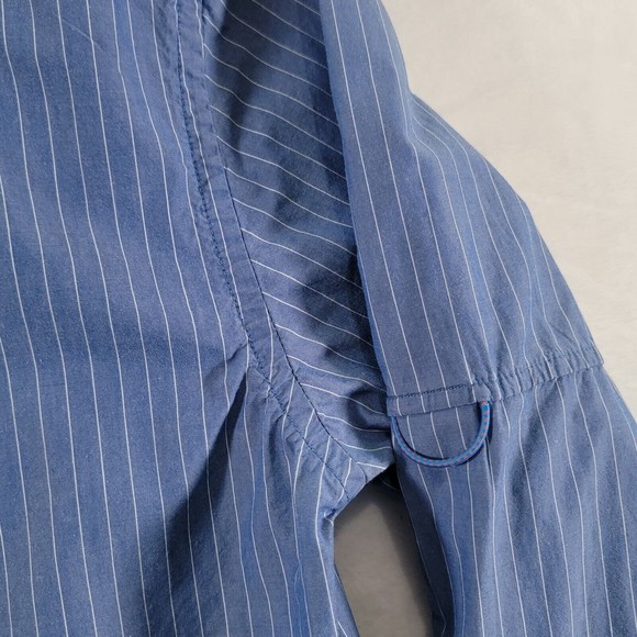 SCOTCH & SODA Large Men's Long Sleeve Button Down Shirt With Locker Loops Stripe - Picture 9 of 13